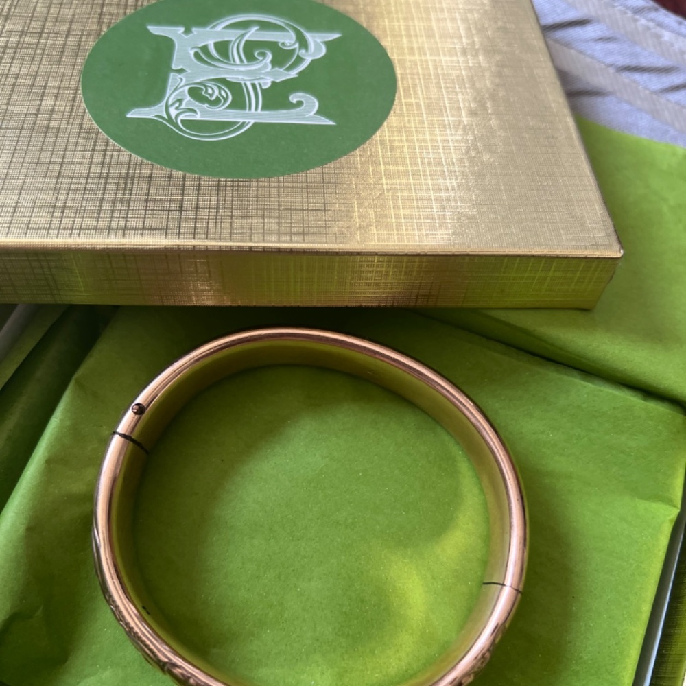 Vintage gold bangle - Picture 2 of 6